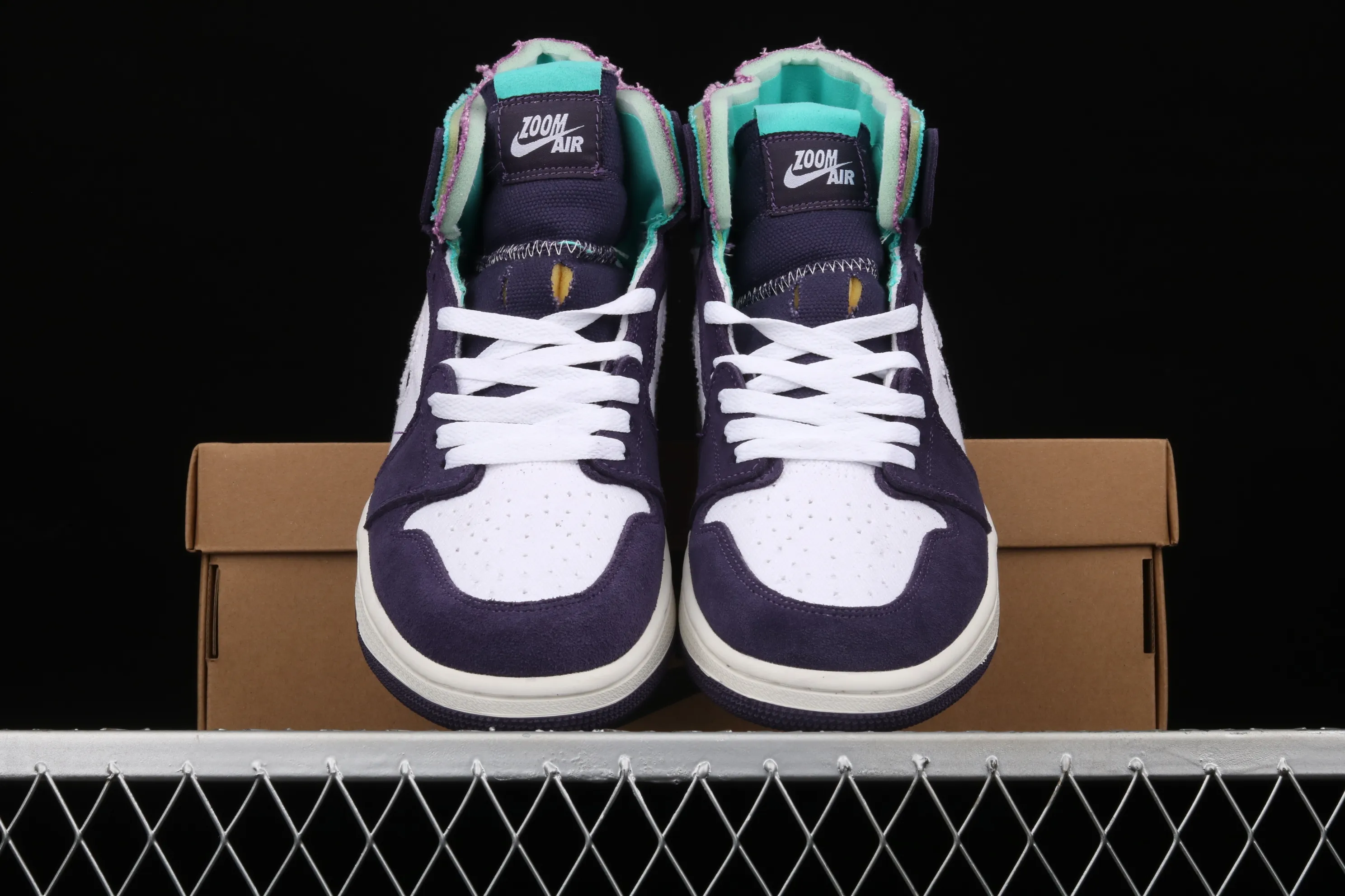 All categories Air Jordan Jordan series basketball shoes Air Jordan 1 High Z version Air Jordan 1 Zoom CMFT Pairs Daybreak AJ1 Joe 1 Purple Grape CT0978-150